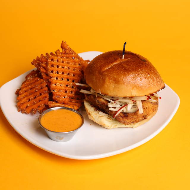 Maple Hot Honey Chicken Sandwich.