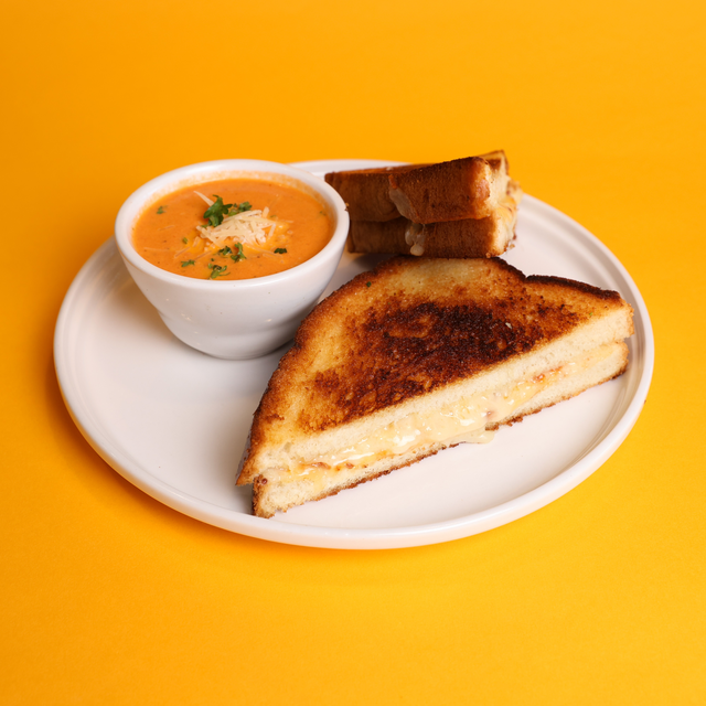 Grilled Cheese & Tomato Bisque.