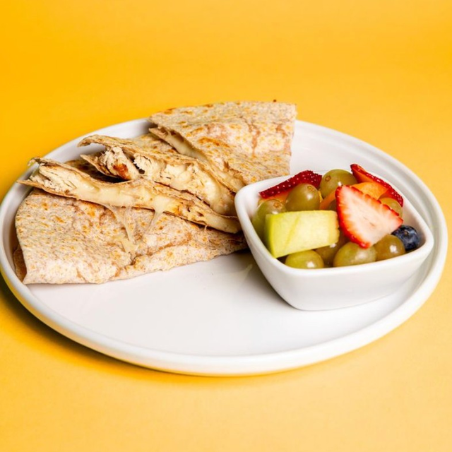 Kids Chicken Quesadilla.