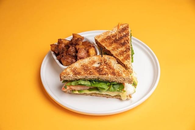 Egg White Avocado Sandwich.