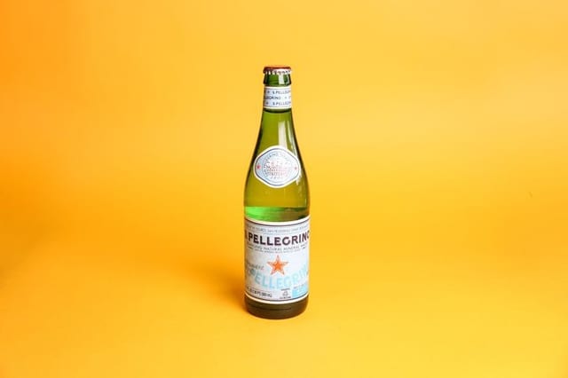 San Pellegrino Sparkling Water.