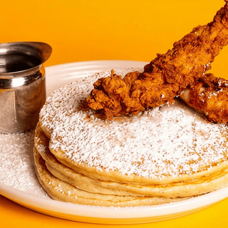 Crispy Chicken + Pancakes
