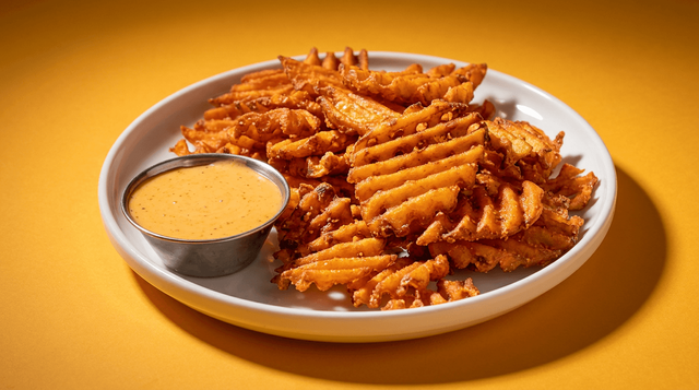 Sweet Potato Waffle Fries.