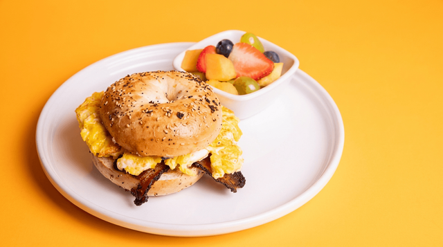 Bacon, Egg & Cheese Bagel.