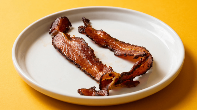 Thick-Sliced Peppered Bacon.