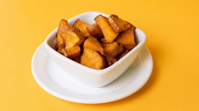 Roasted Sweet Potatoes.