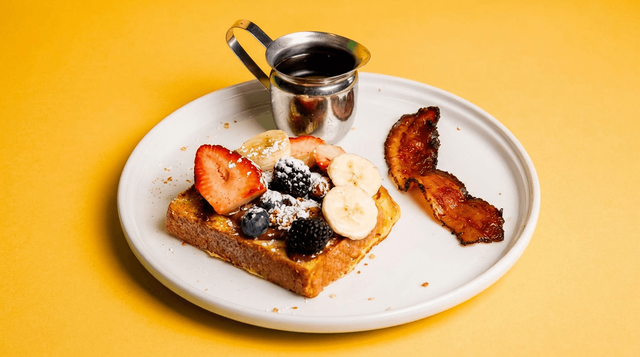 Kids French Toast and Bacon.