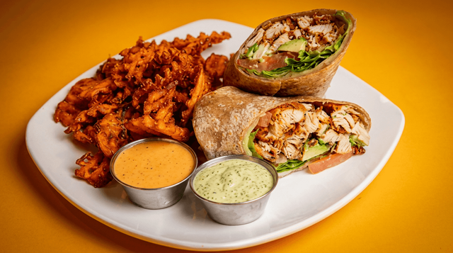Crispy Chicken Wrap.