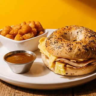 Hot Honey Ham Egg & Cheese Bagel